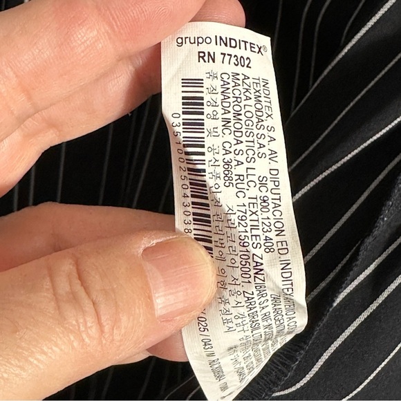 Zara striped duster/longline wrap/cardigan, striped, tie waist. Size M. Stunning - Picture 6 of 11